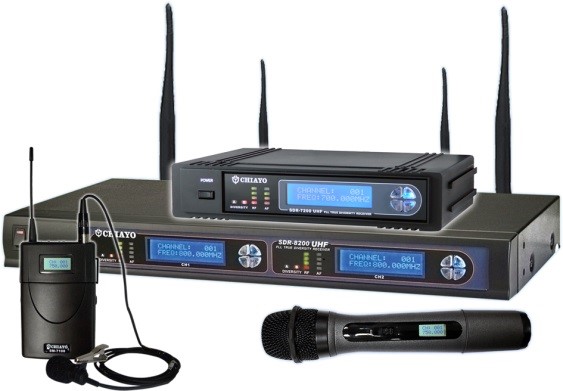 UHF PLL wireless microphone